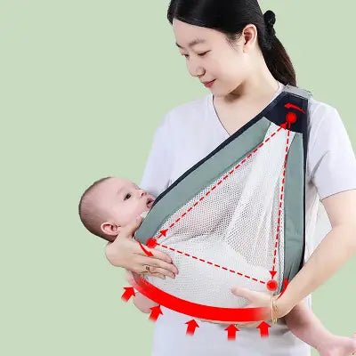 babycarrier-porte-bébé-vert-avocat-inclinaison