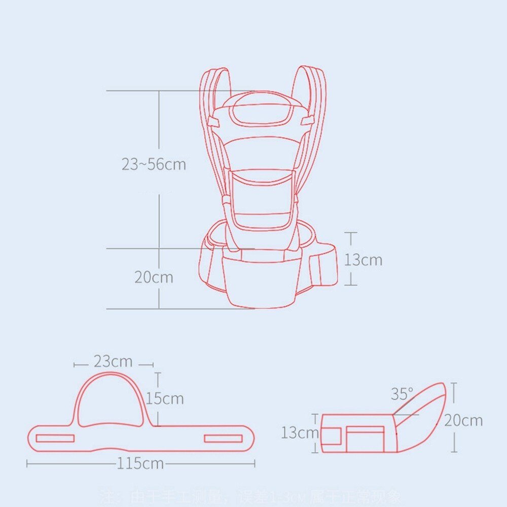 EasyCarrier™-Porte-bébé-ergonomique-3en1-pour-nouveau-né-bébé-Le-porte-bébé-dimensions