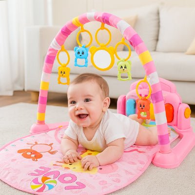 Tapis eveil bebe - Sensoriel Coloré - Le porte - bébé