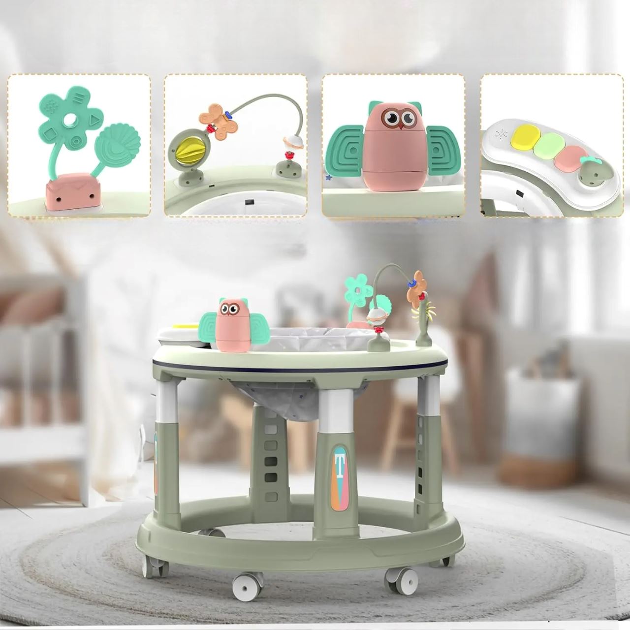 TrotteurBabyMove™ - Vert - Le porte - bébé