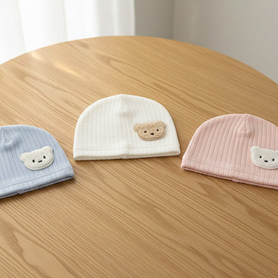 Bonnet bebe PremiumHat bleu blanc rose