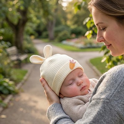 Bonnet bebe - NewBornHat™ - Le porte - bébé