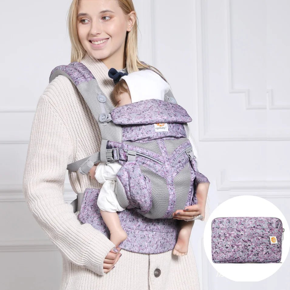 BreathBabyBag™ - Mauve Lavande - Le porte - bébé