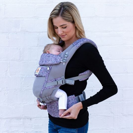 BreathBabyBag™ - Mauve Lavande - Le porte - bébé