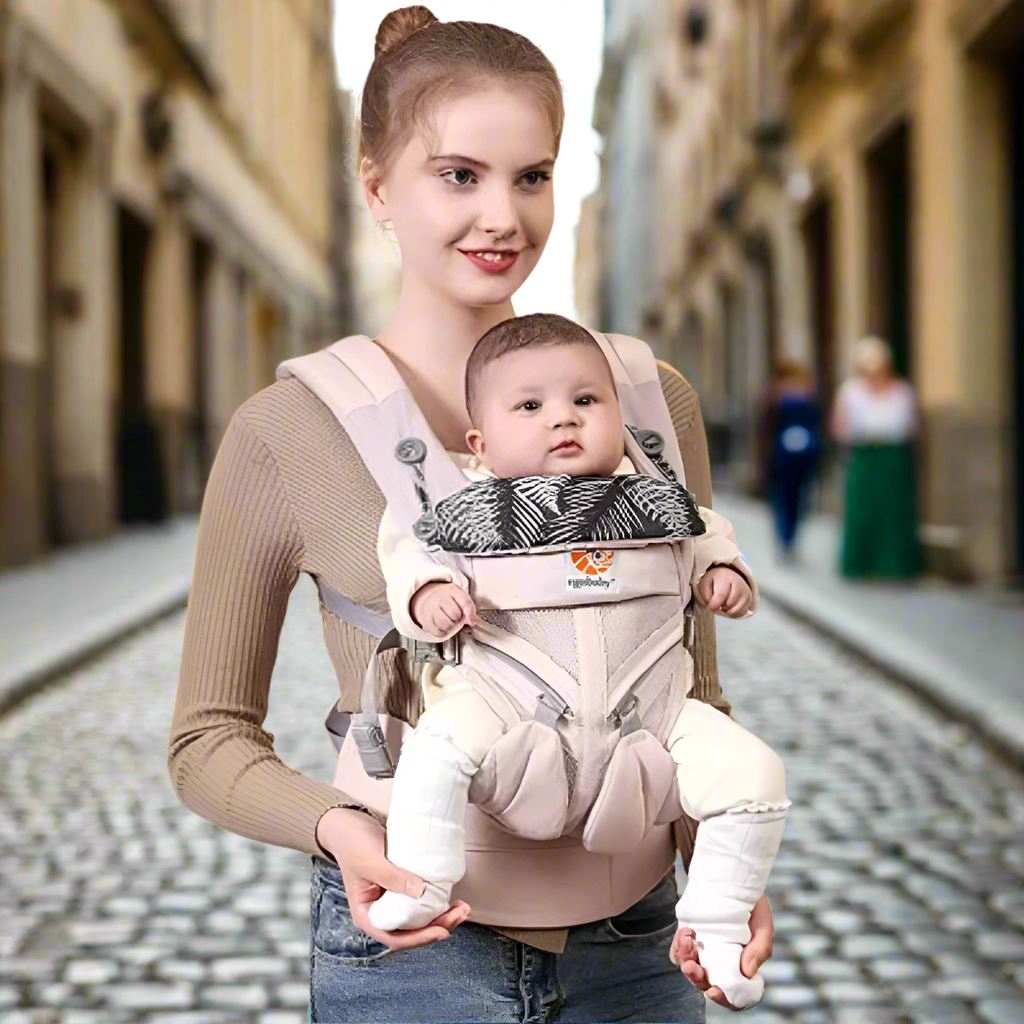 BreathBabyBag™ - Rose Maille - Le porte - bébé