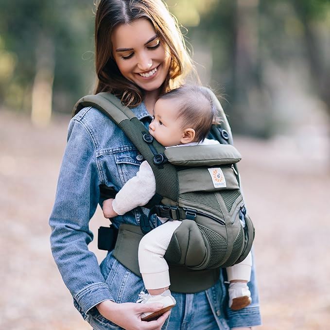 BreathBabyBag™ - Vert Olive - Le porte - bébé