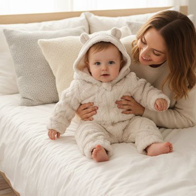 Combinaison hiver pour bébé - Ultra - Chaude - Le porte - bébé