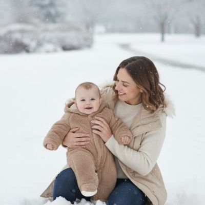 Combinaison hiver pour bébé - Ultra Douillette - Le porte - bébé