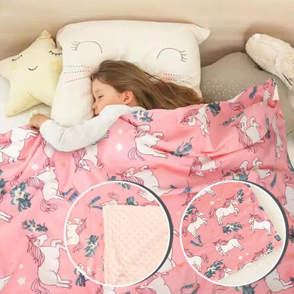 Couverture bébé - Motifs d'éveil - Le porte - bébé