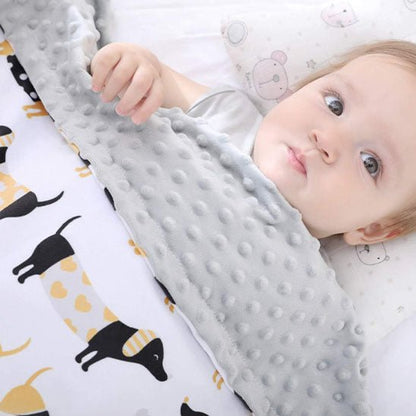 Couverture bébé - Motifs d'éveil - Le porte - bébé