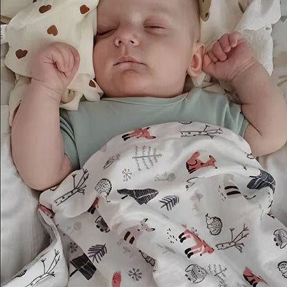 Couverture bébé - Motifs d'éveil - Le porte - bébé
