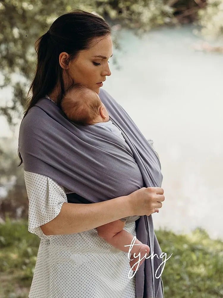 Écharpe de portage - wrap - Le porte - bébé