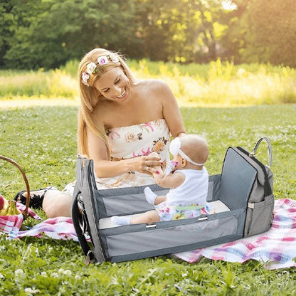 Lit de voyage bébé - Sac à langer - Le porte - bébé