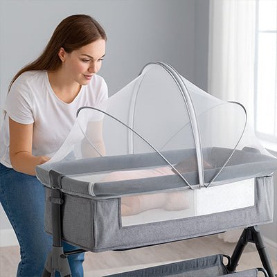 Moustiquaire lit bébé - Protection Anti - Insectes - Le porte - bébé