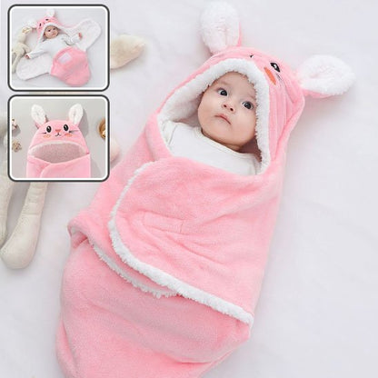 Nid d'ange rose lapin ouverture et fermeture enveloppante 