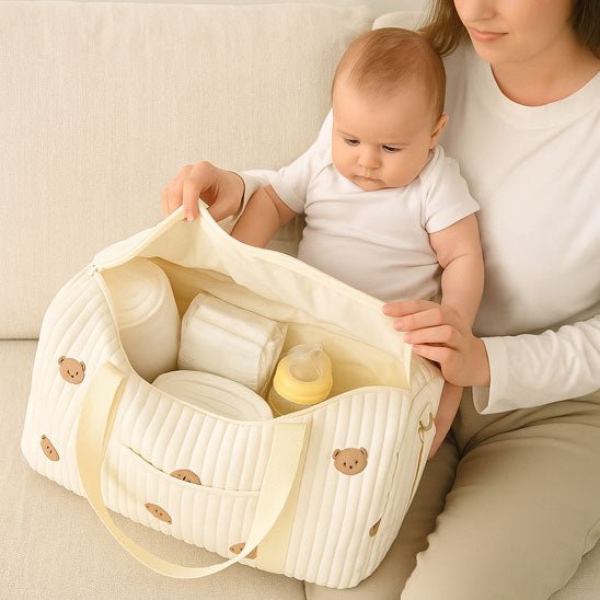 Sac a langer bebe - Ourson - Le porte - bébé
