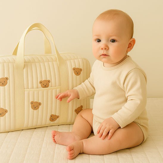 Sac a langer bebe - Ourson - Le porte - bébé