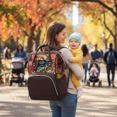 Sac a langer - Multicompartiments Élégant - Le porte - bébé