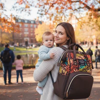 Sac a langer - Multicompartiments Élégant - Le porte - bébé