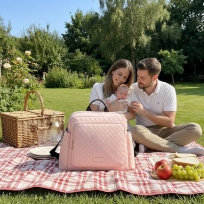 Sac a langer - Spacieux & Élégant - Le porte - bébé