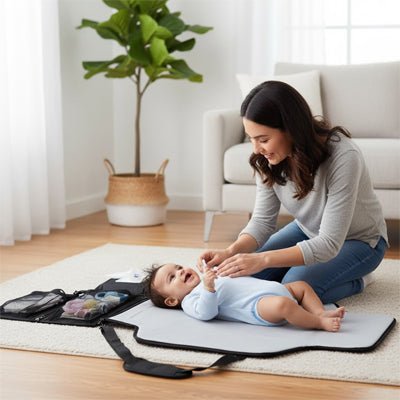 Tapis à langer nomade - Compact et Hygiénique - Le porte - bébé