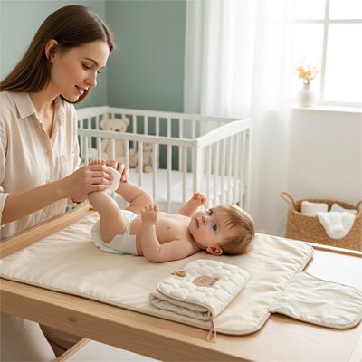 Tapis à langer nomade - UltraCompact™ - Le porte - bébé