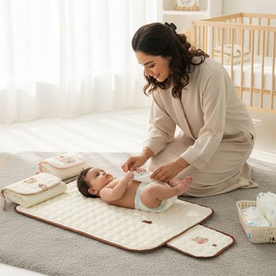 Tapis à langer nomade - UltraCompact™ - Le porte - bébé